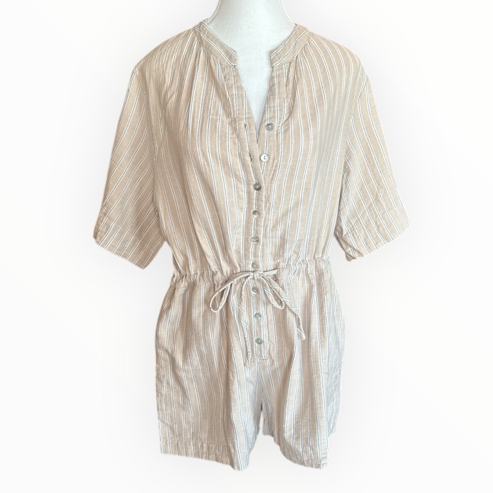 Heroes & Dreamers Eden Striped Romper Sz M - Picture 2 of 9